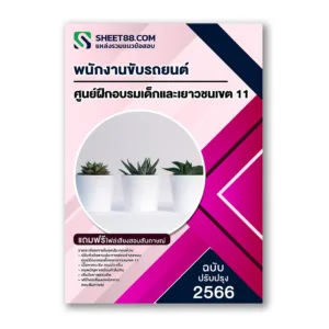 แนวข้อสอบ พนักงานขับรถยนต์ ศูนย์ฝึกอบรมเด็กและเยาวชนเขต 11